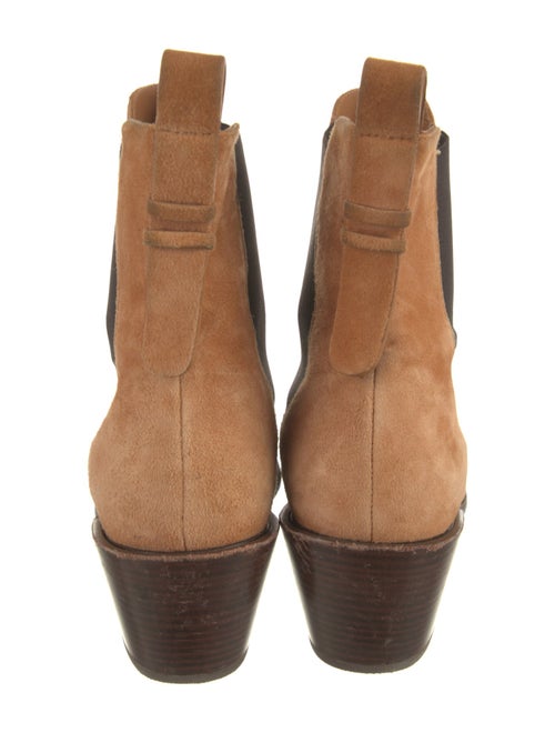 FRAME Suede Colorblock Pattern Chelsea Boots