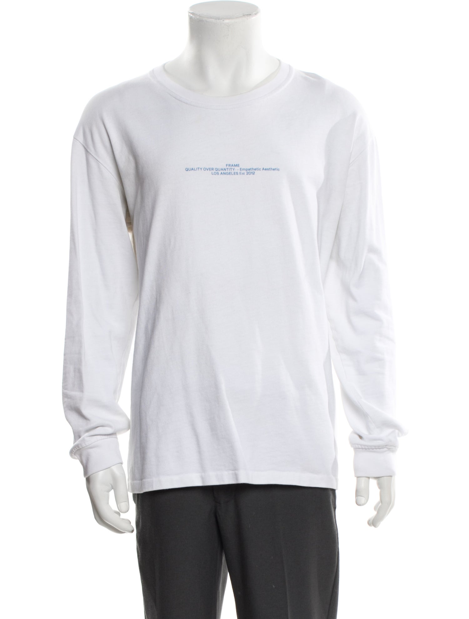 FRAME Graphic Print Crew Neck Sweatshirt