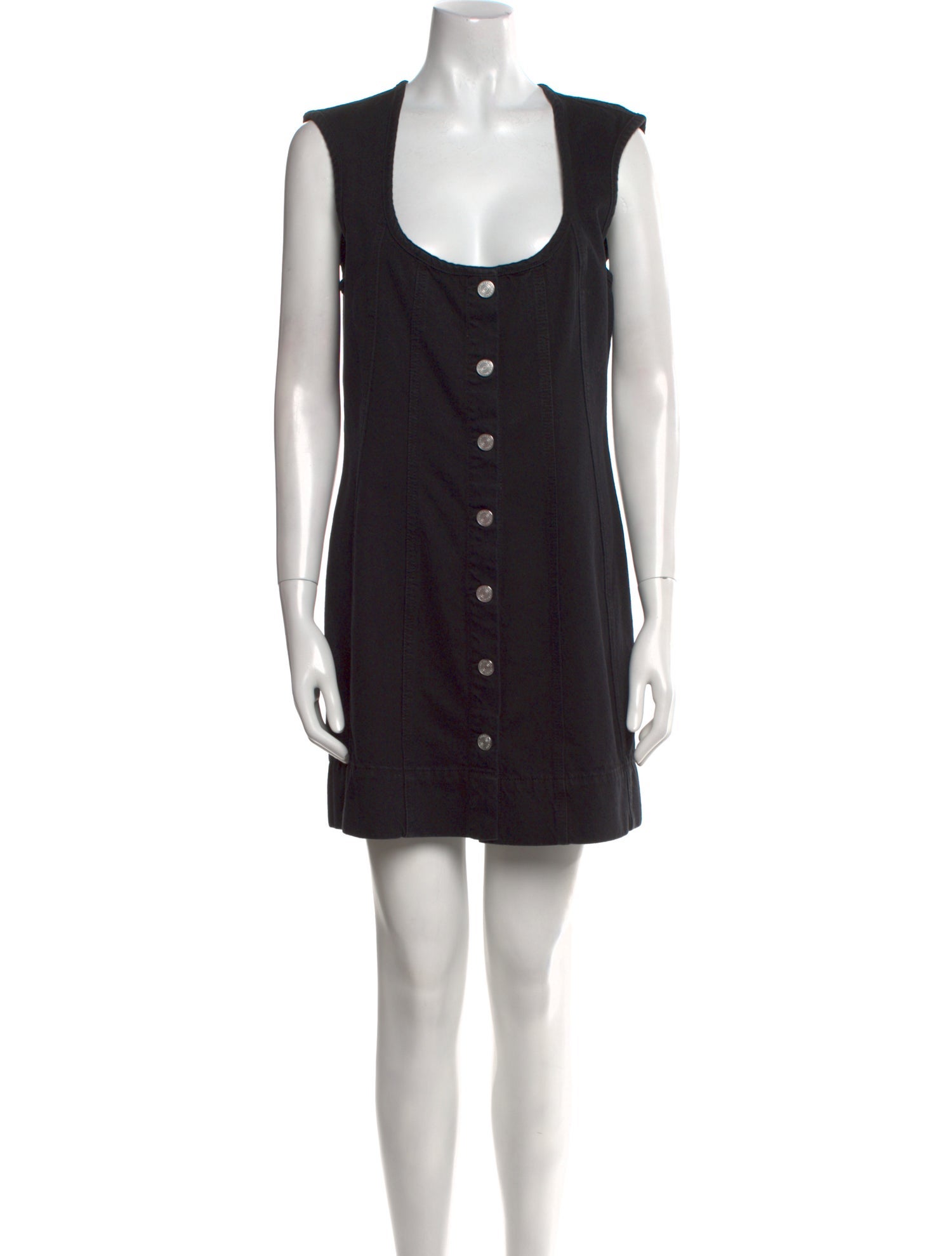 FRAME Scoop Neck Mini Dress