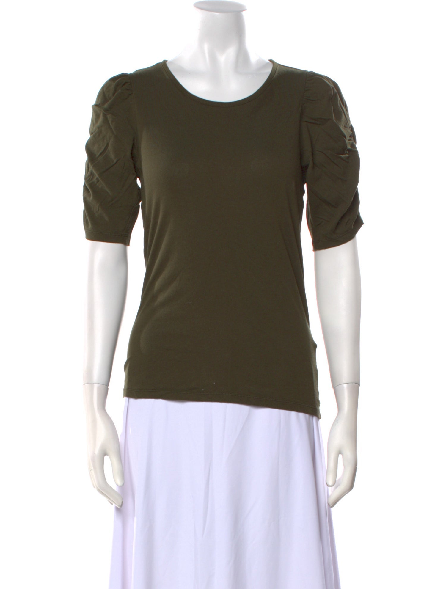 FRAME Scoop Neck Short Sleeve T-Shirt