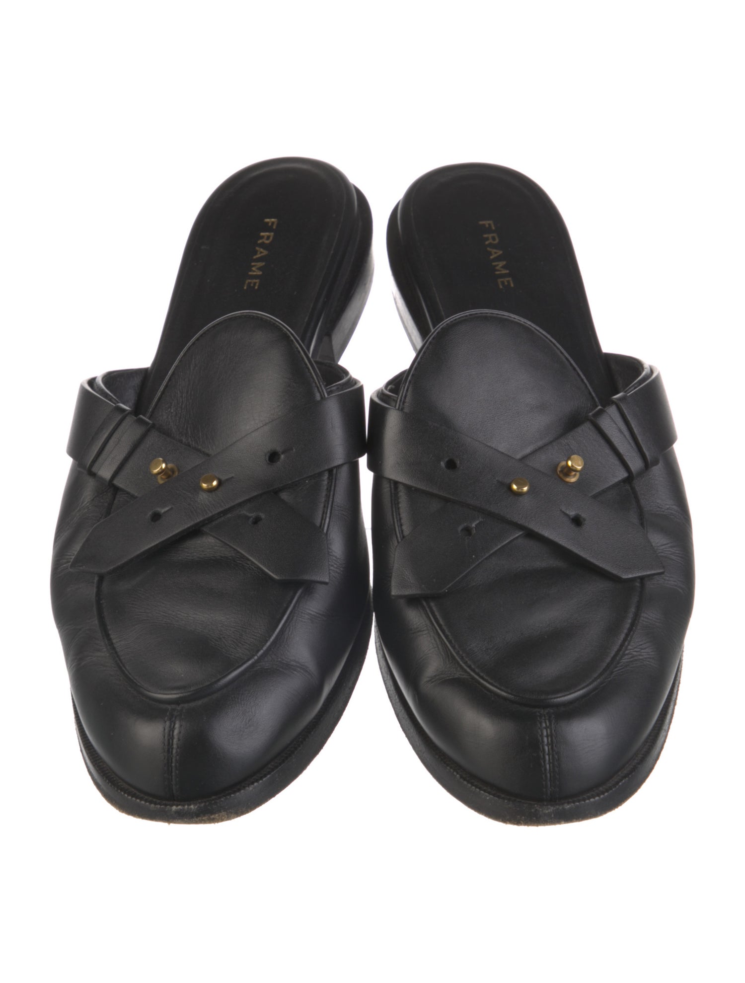 FRAME Leather Mules