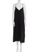 FRAME V-Neck Long Dress