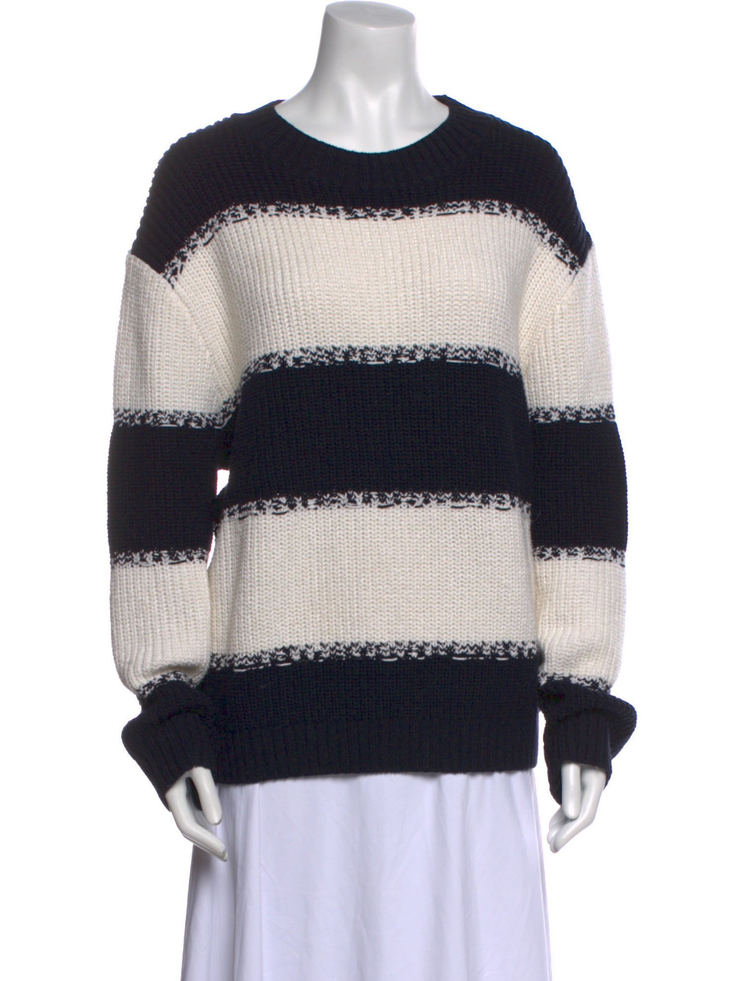 FRAME Merino Wool Striped Sweater