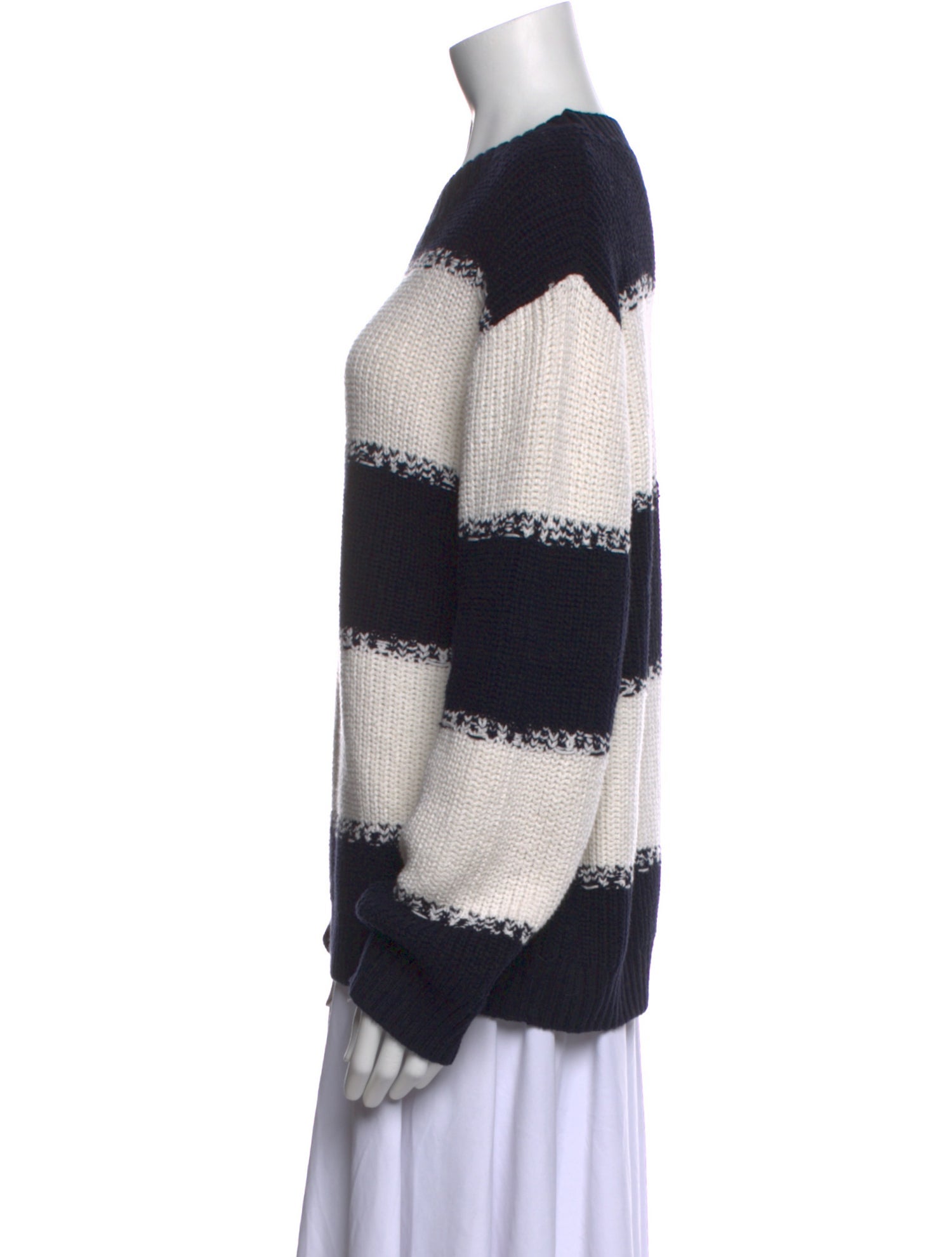 FRAME Merino Wool Striped Sweater