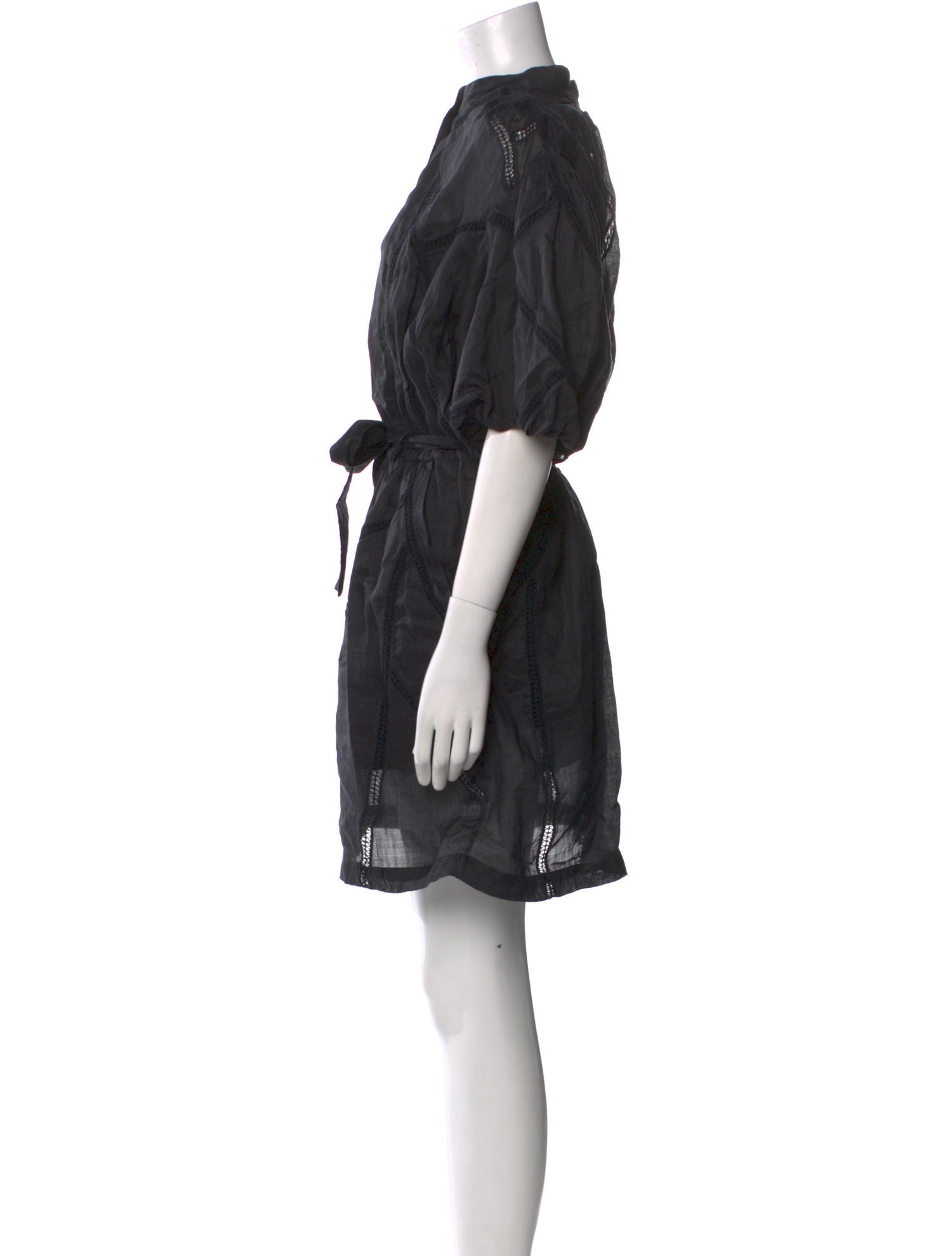 FRAME Mock Neck Mini Dress