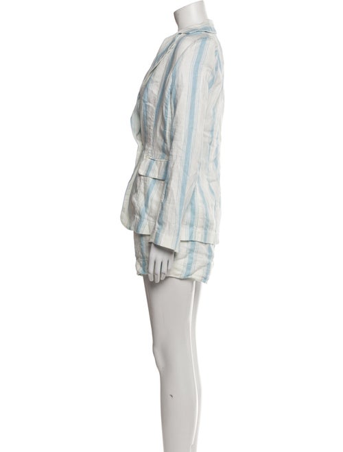FRAME Linen Striped Short Set