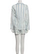 FRAME Linen Striped Short Set