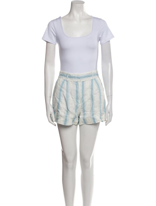FRAME Linen Striped Short Set