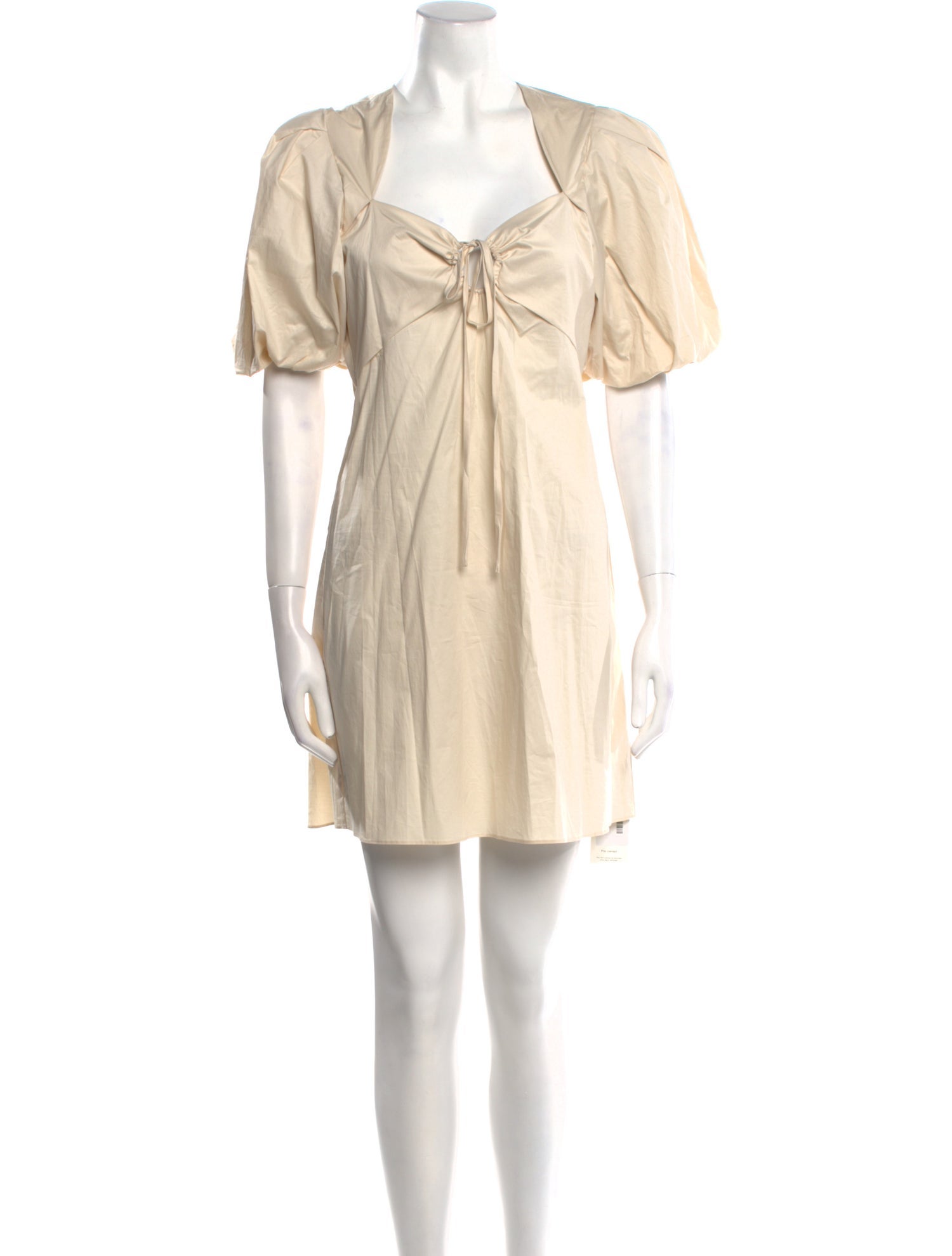 FRAME V-Neck Mini Dress