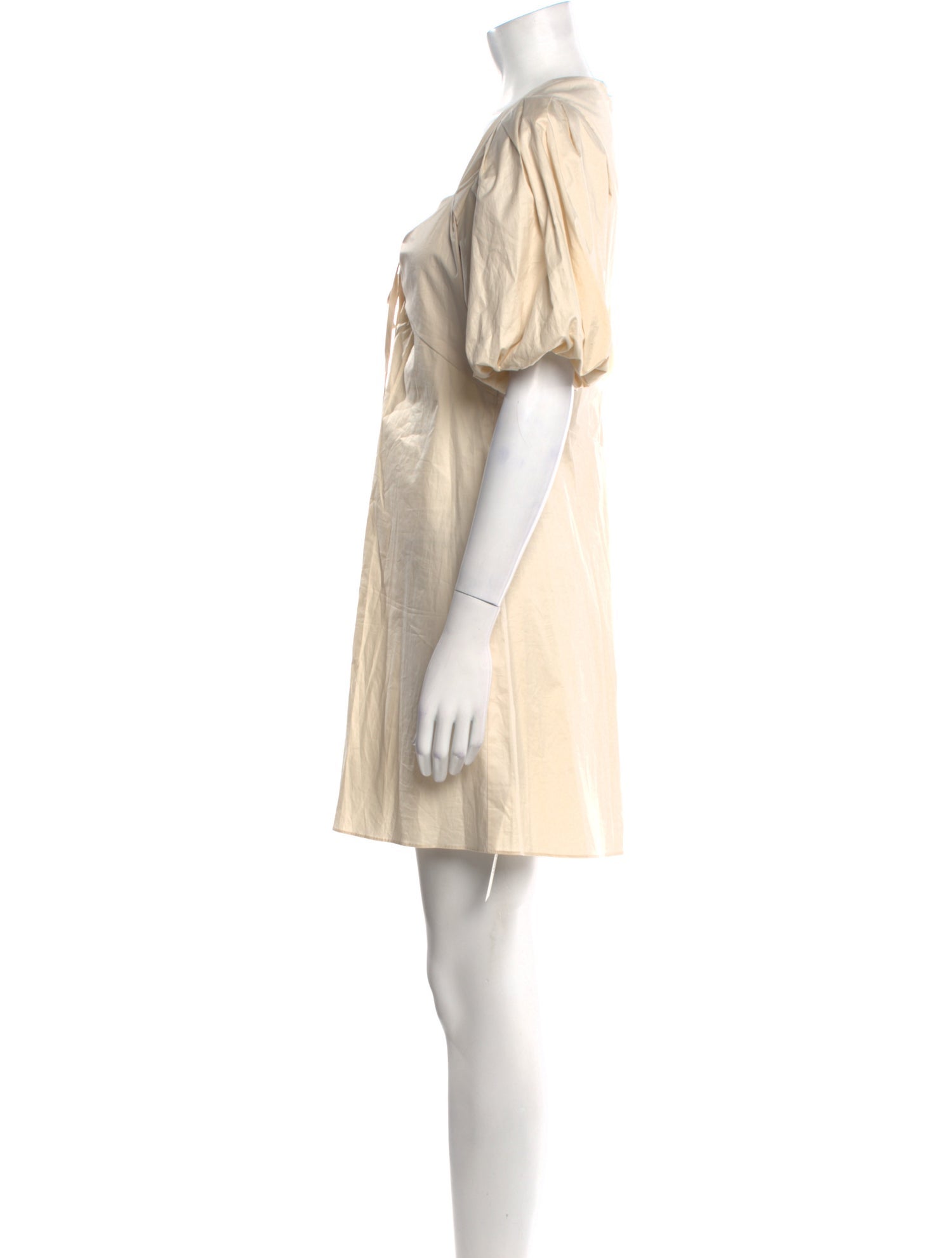 FRAME V-Neck Mini Dress