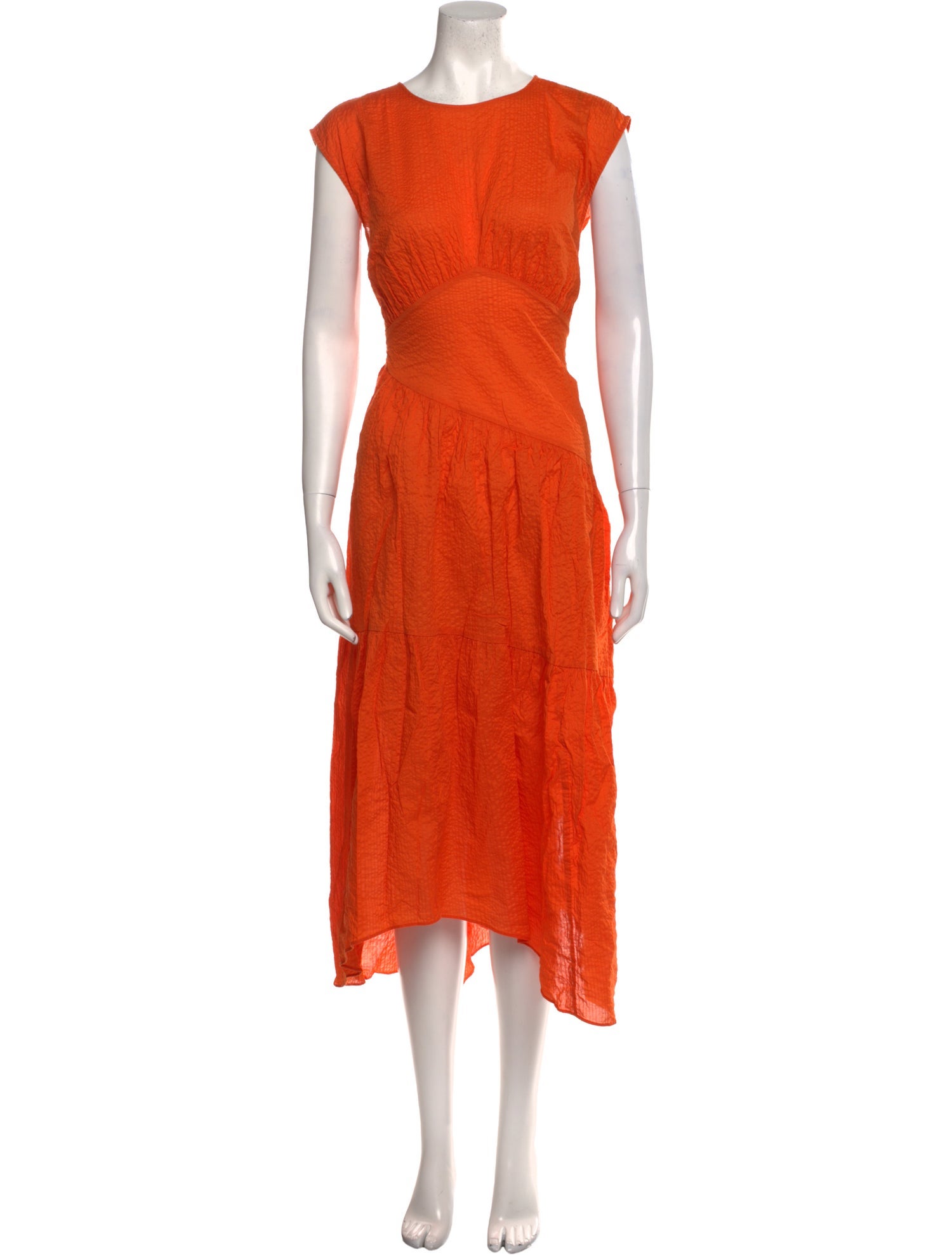 FRAME Crew Neck Long Dress