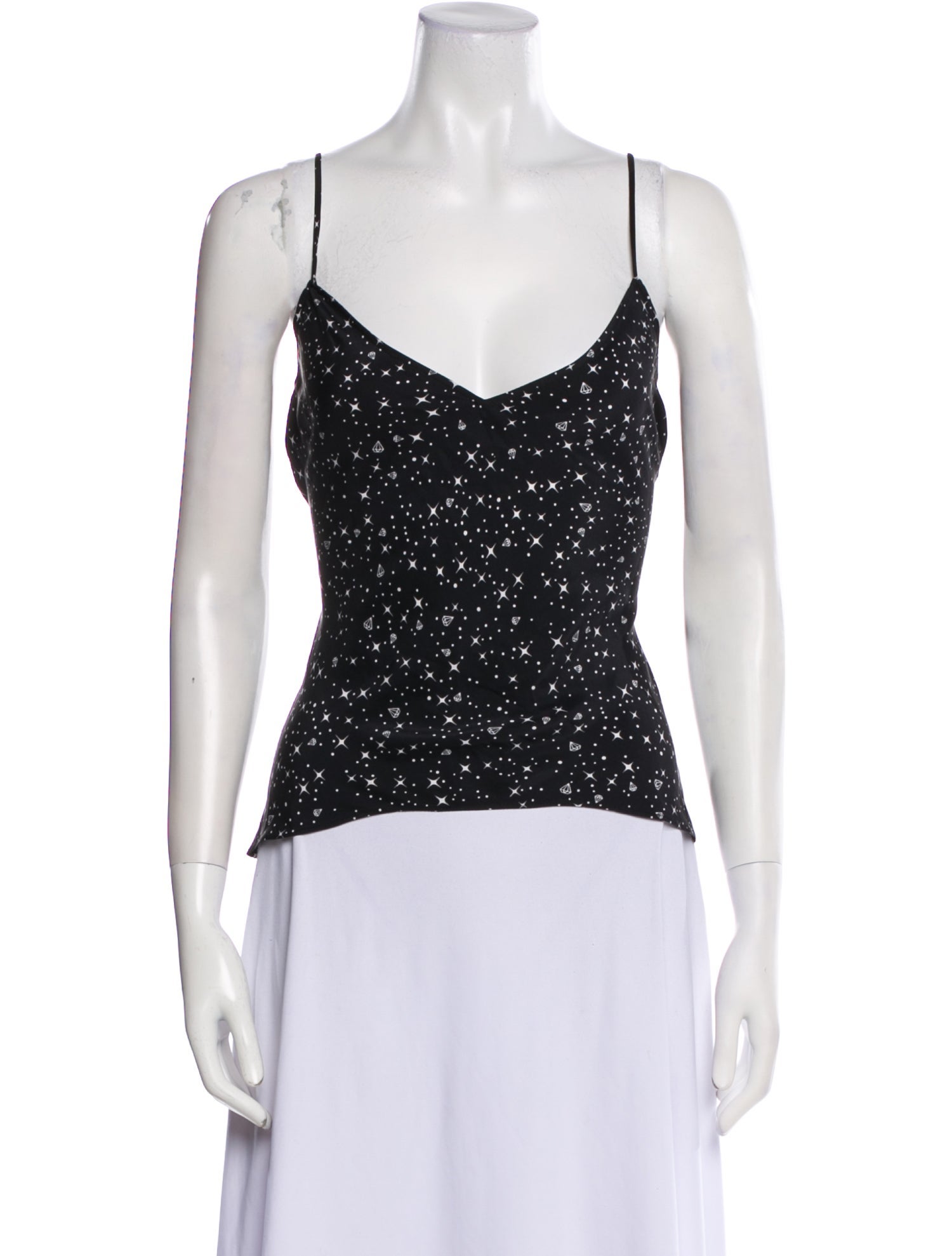 FRAME Silk Printed Top