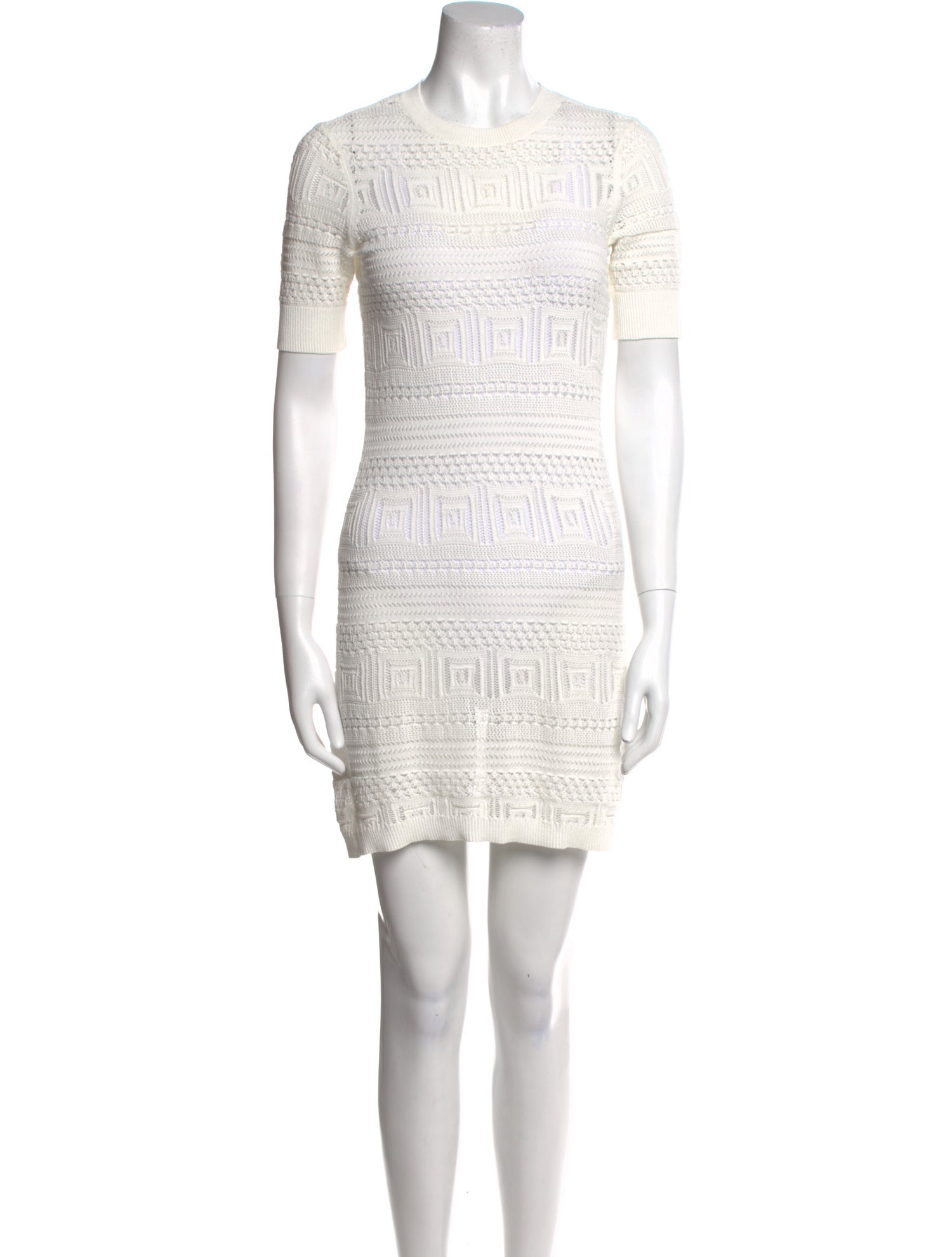 FRAME Crew Neck Mini Dress