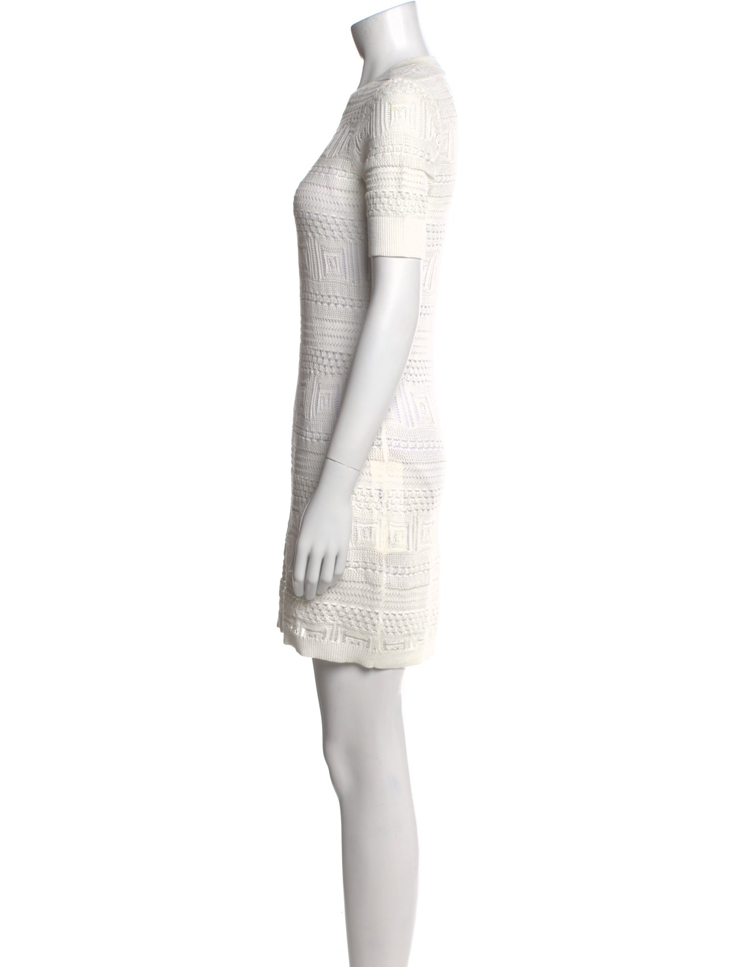 FRAME Crew Neck Mini Dress