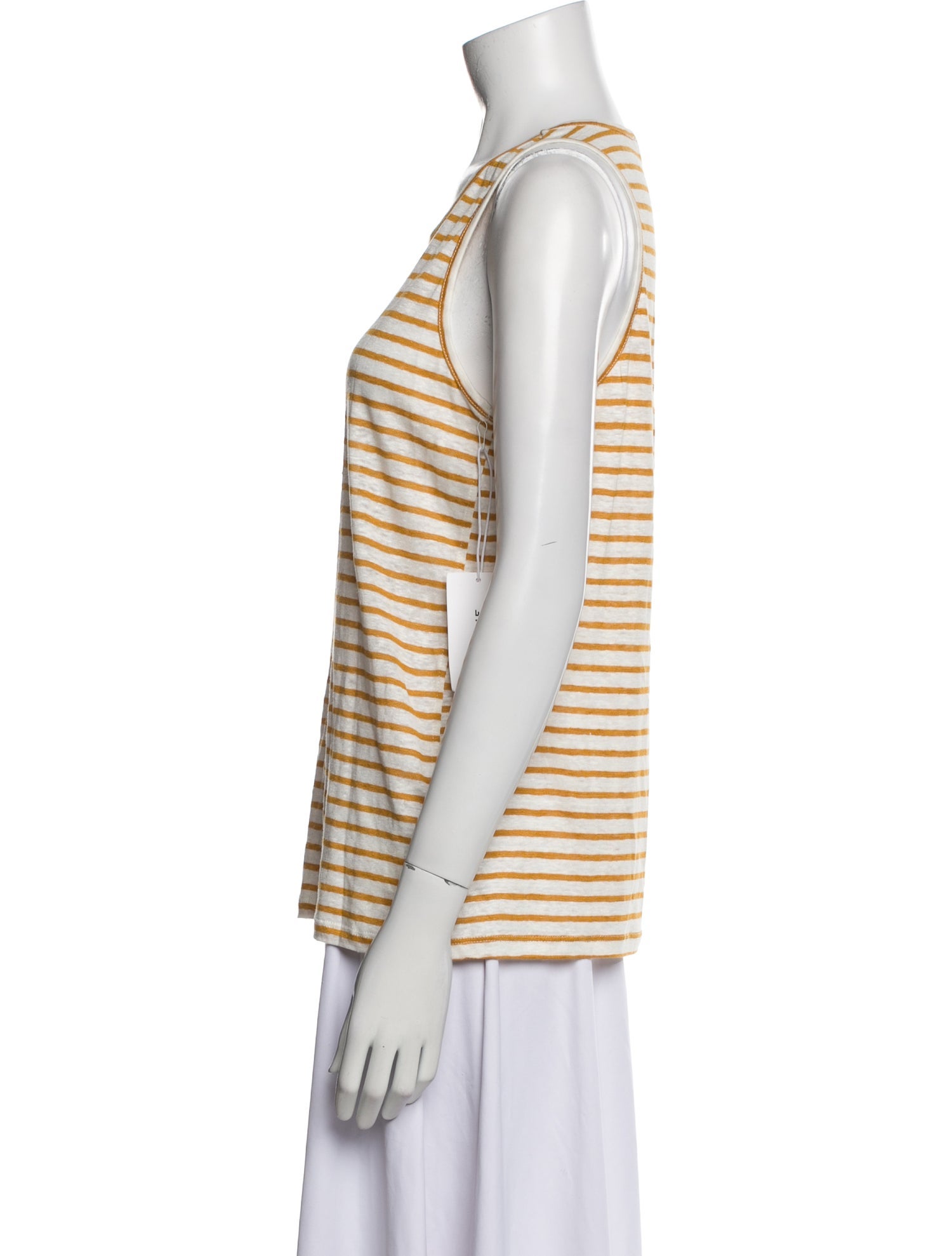 FRAME Linen Striped Top w/ Tags