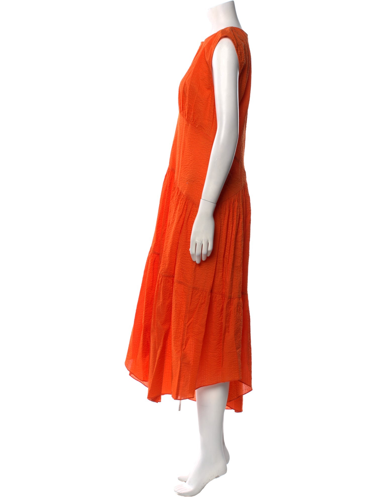 FRAME Crew Neck Long Dress