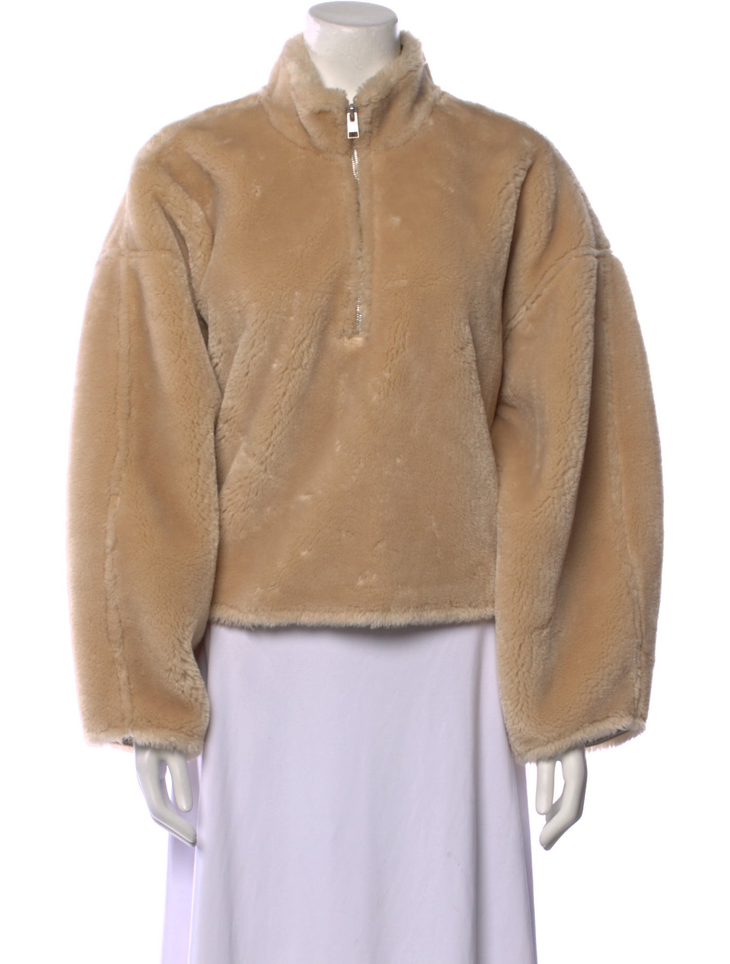 FRAME Mock Neck Long Sleeve Sweatshirt