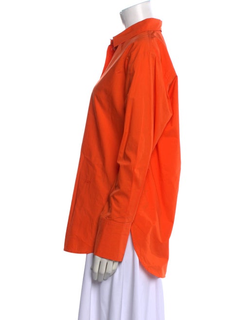 FRAME Long Sleeve Button-Up Top