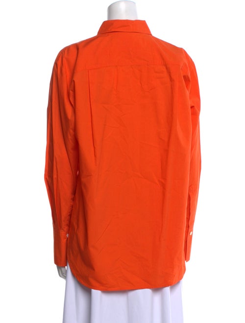 FRAME Long Sleeve Button-Up Top