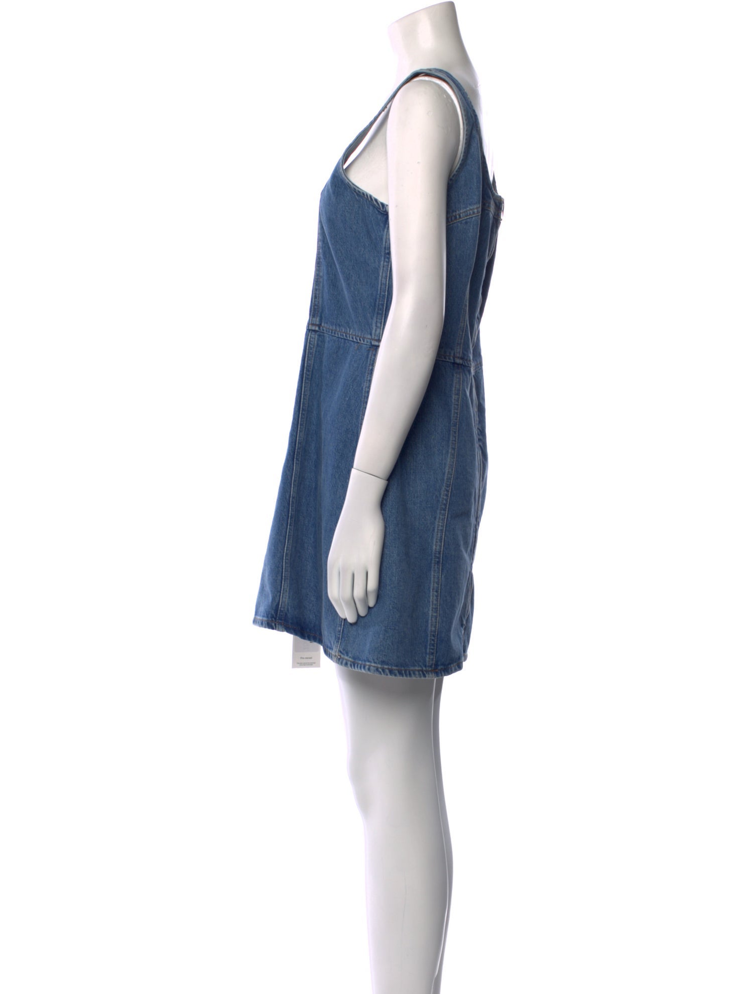 FRAME Square Neckline Mini Dress