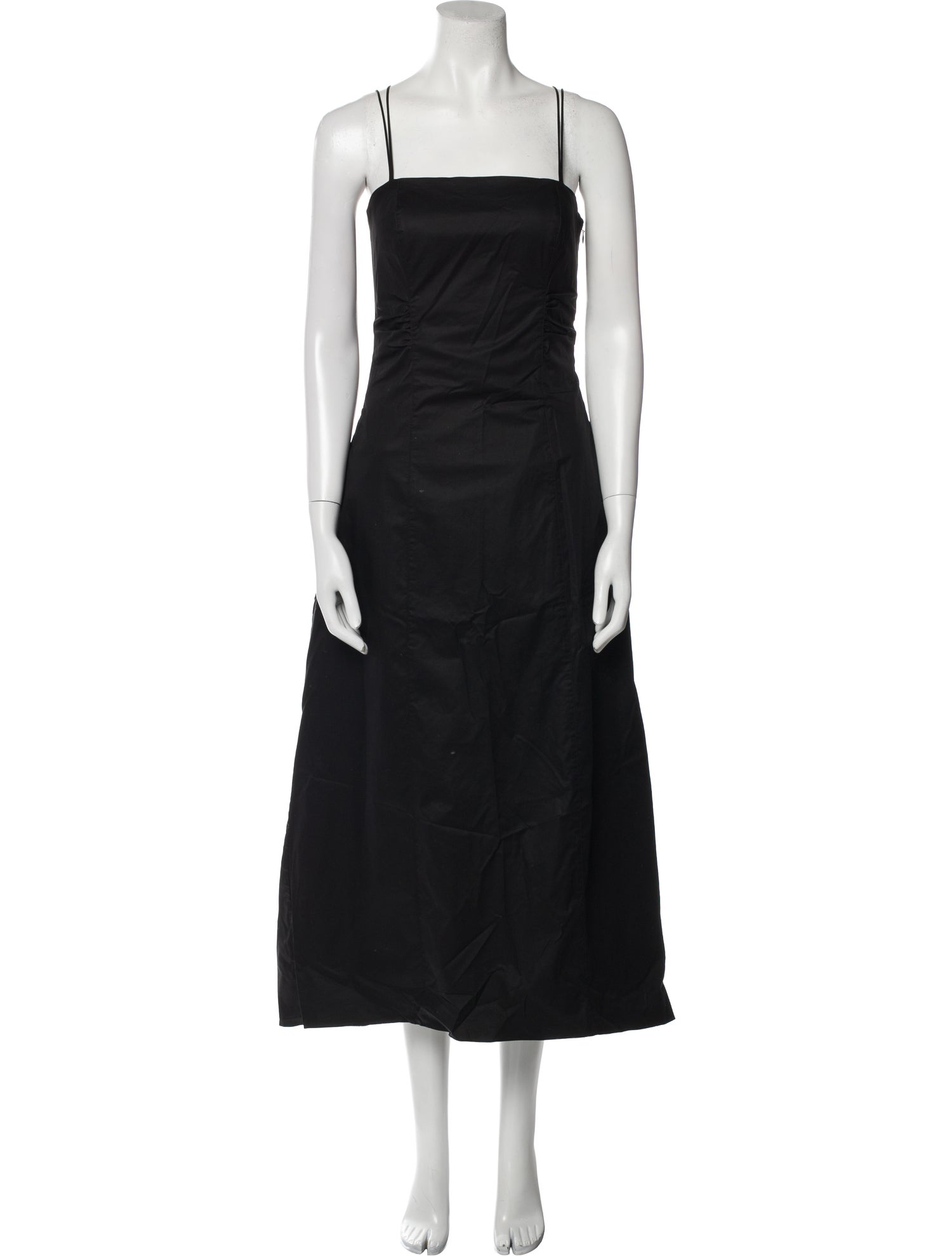 FRAME Square Neckline Long Dress