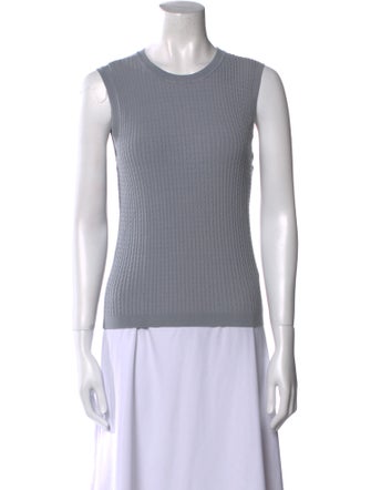 FRAME Crew Neck Sleeveless Top