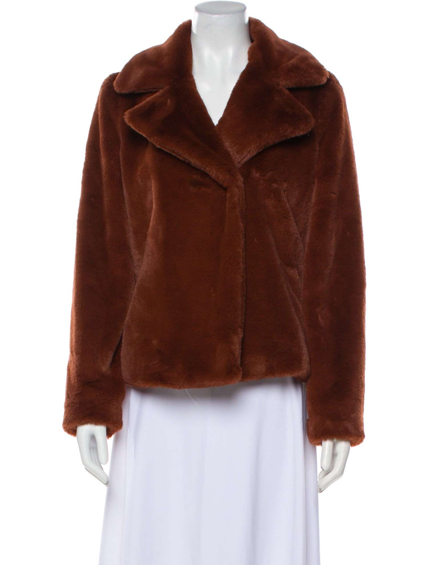 FRAME Faux Fur Jacket