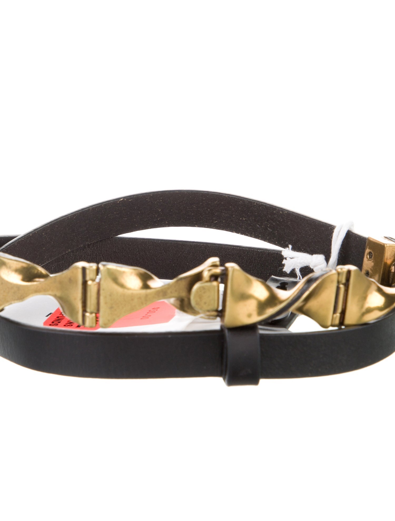 FRAME Skinny Leather Waist Belt