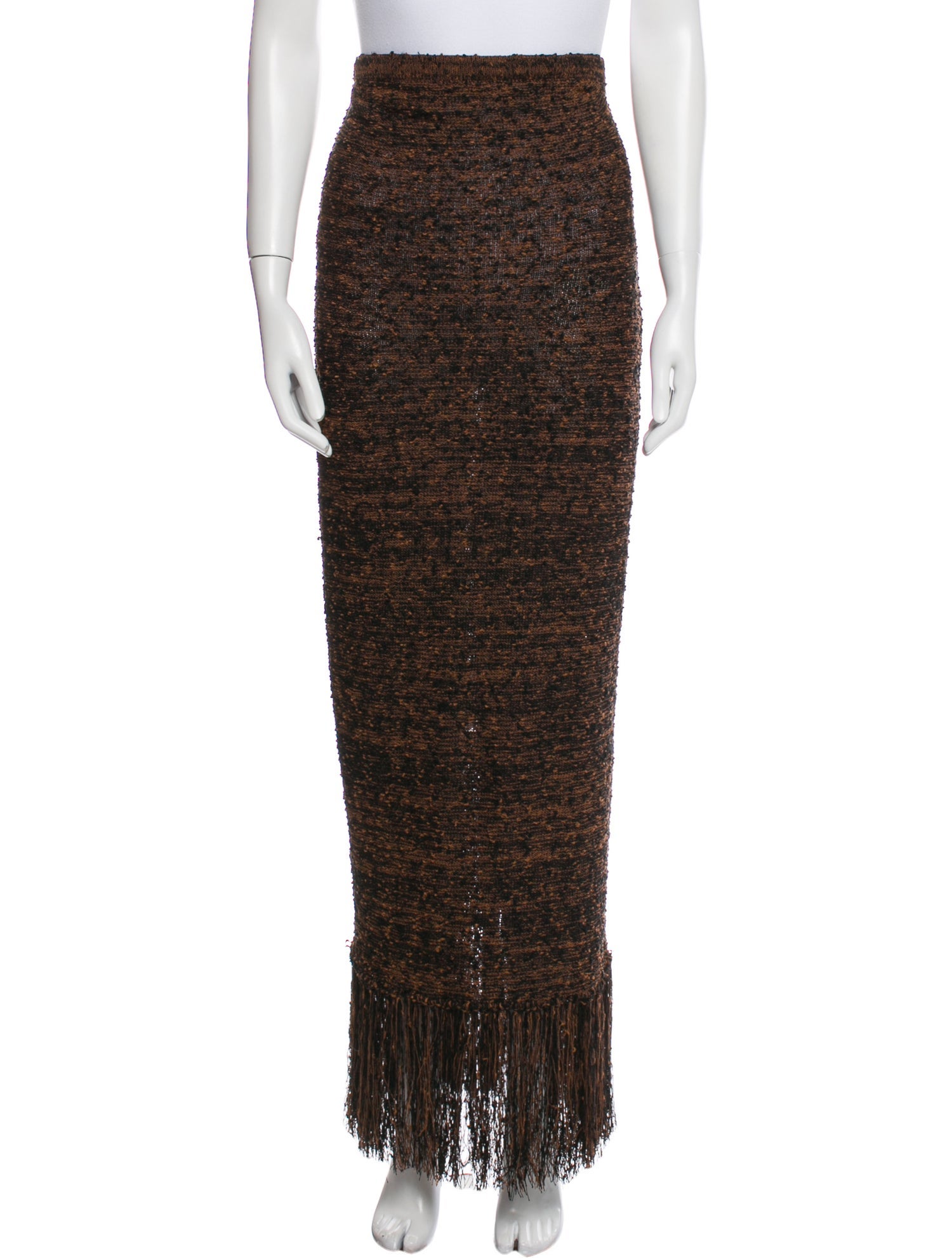 FRAME Lace Pattern Long Skirt