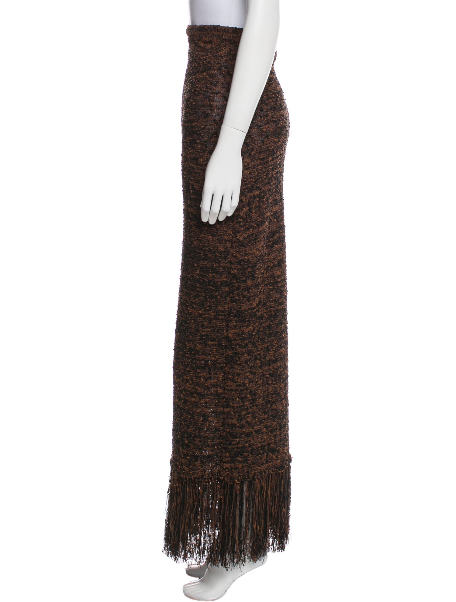 FRAME Lace Pattern Long Skirt