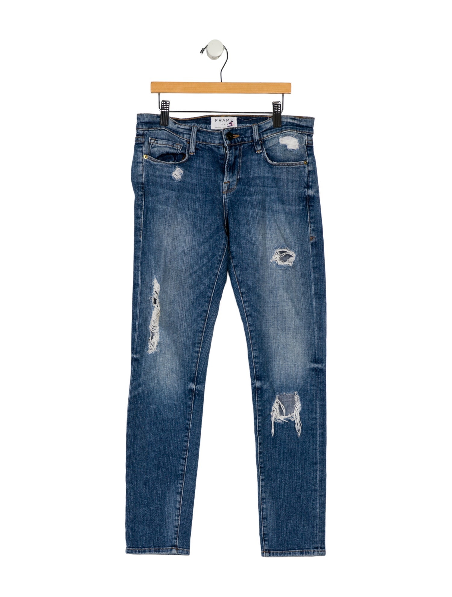 FRAME Skinny Leg Pants