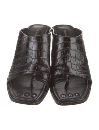 FRAME Leather Slides