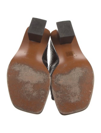 FRAME Leather Slides