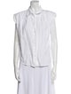 FRAME Linen Sleeveless Button-Up Top
