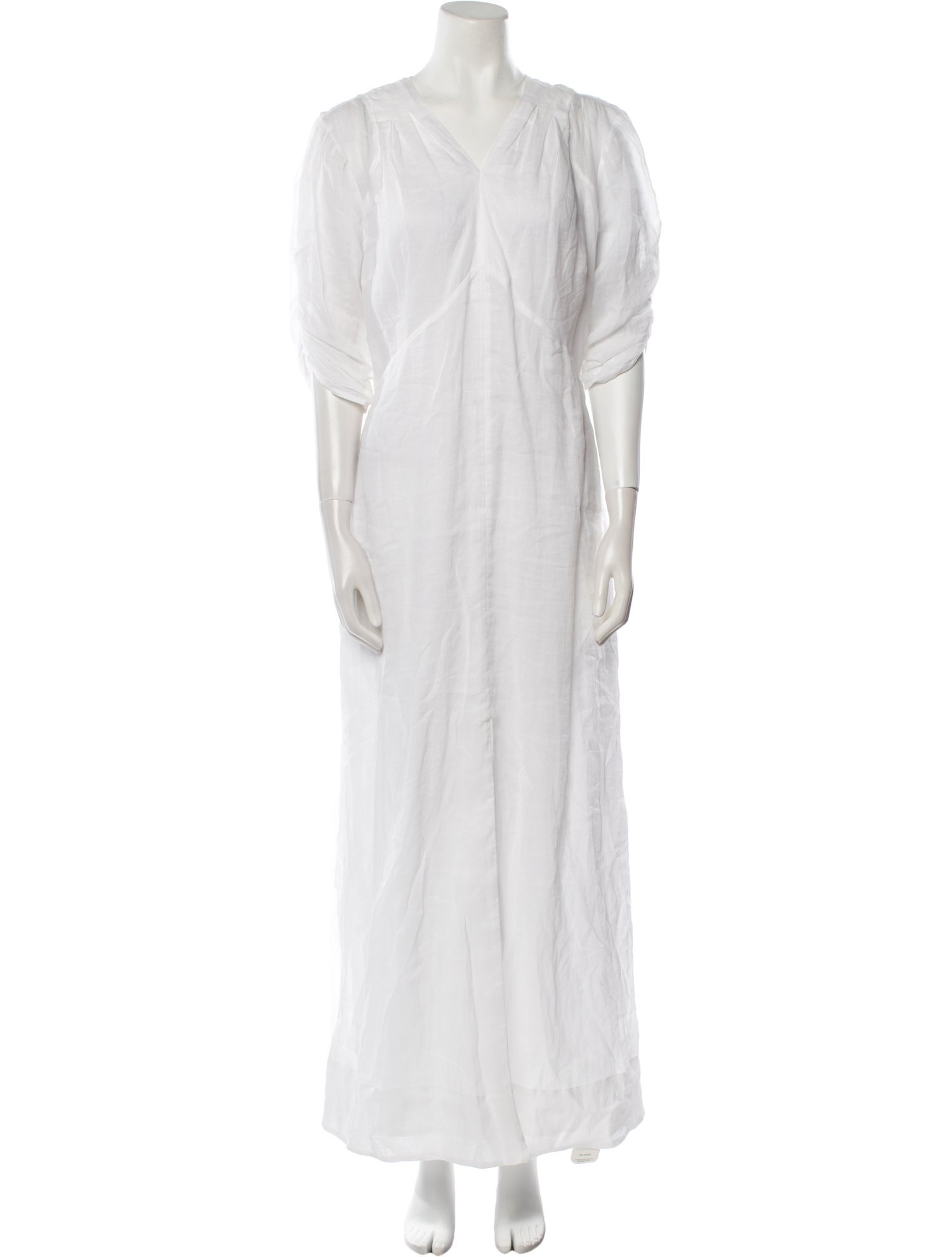 FRAME V-Neck Long Dress