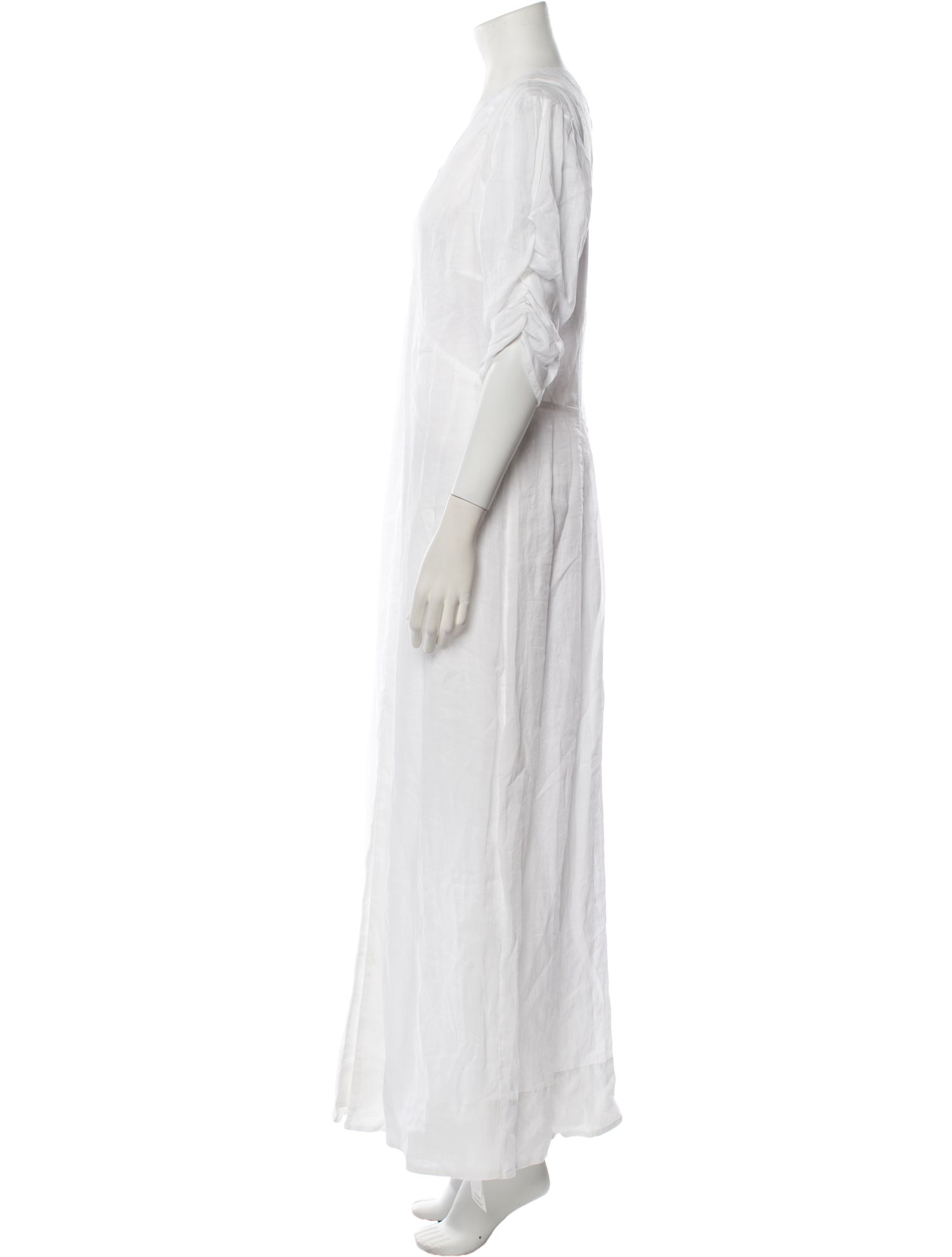 FRAME V-Neck Long Dress