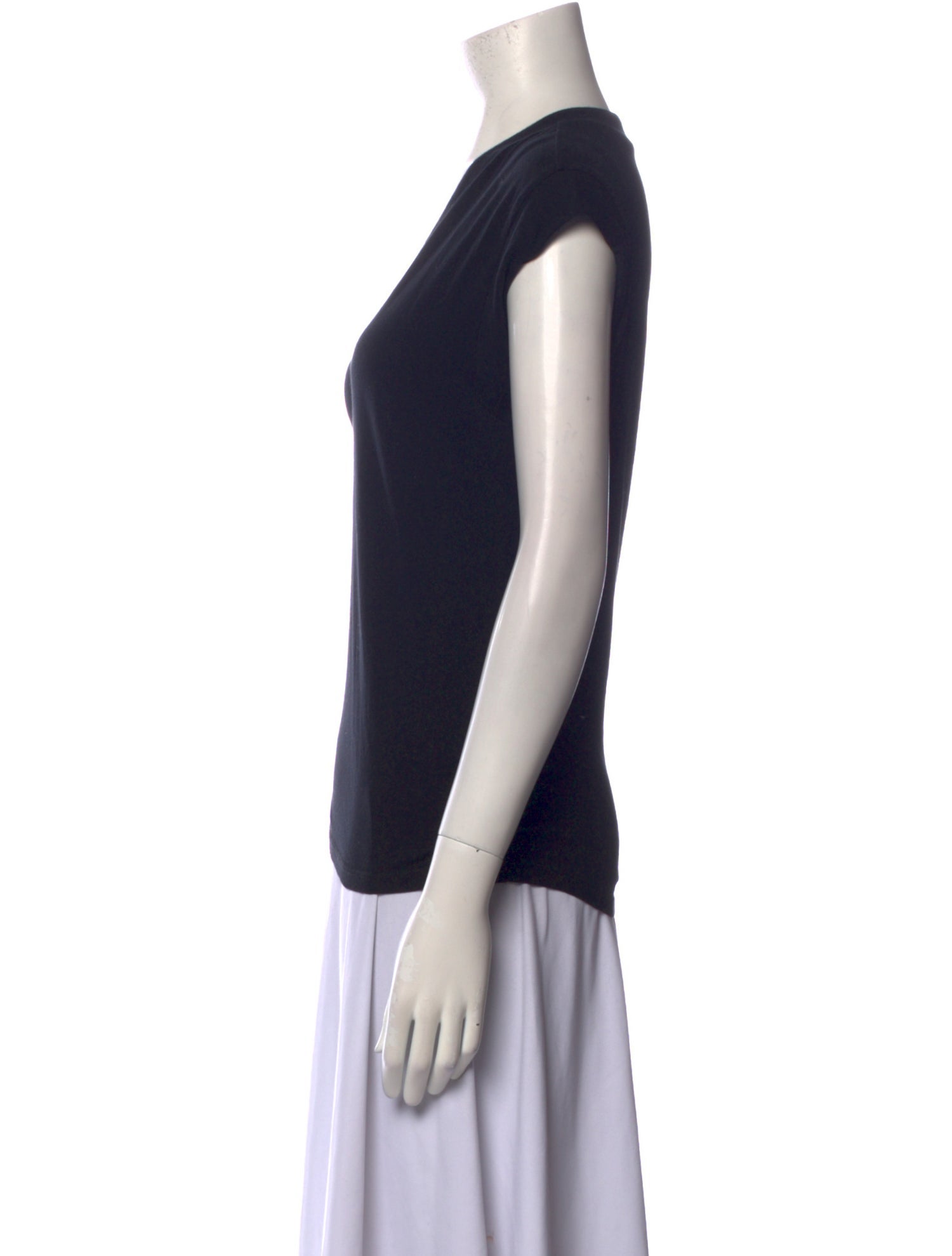 FRAME V-Neck Short Sleeve Top