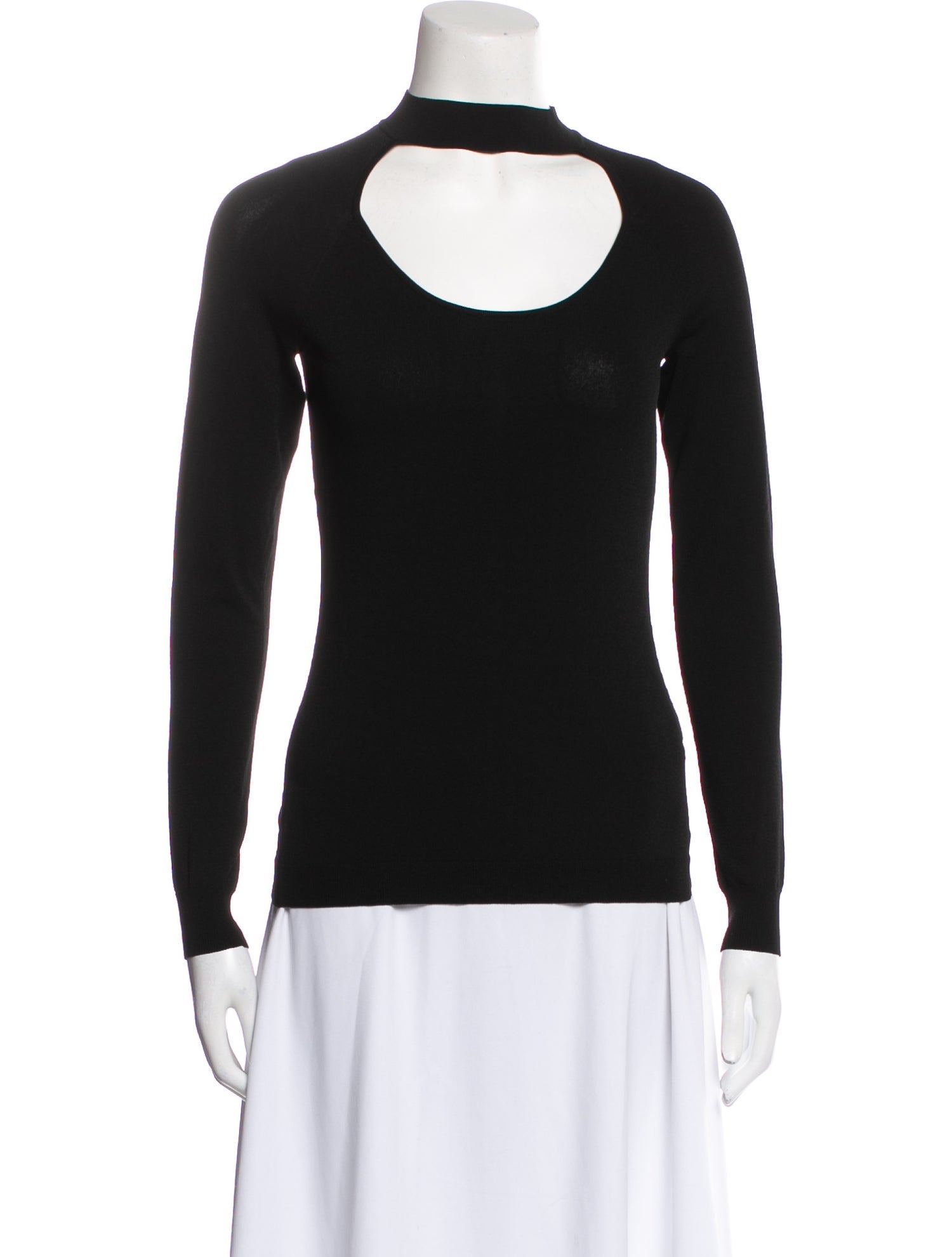 FRAME Mock Neck Long Sleeve Top