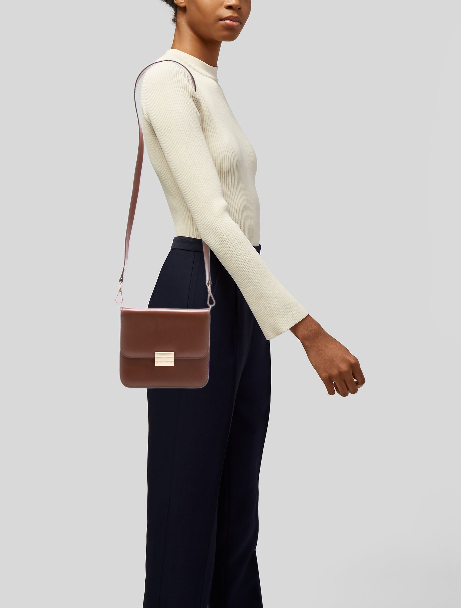FRAME Leather Crossbody Bag