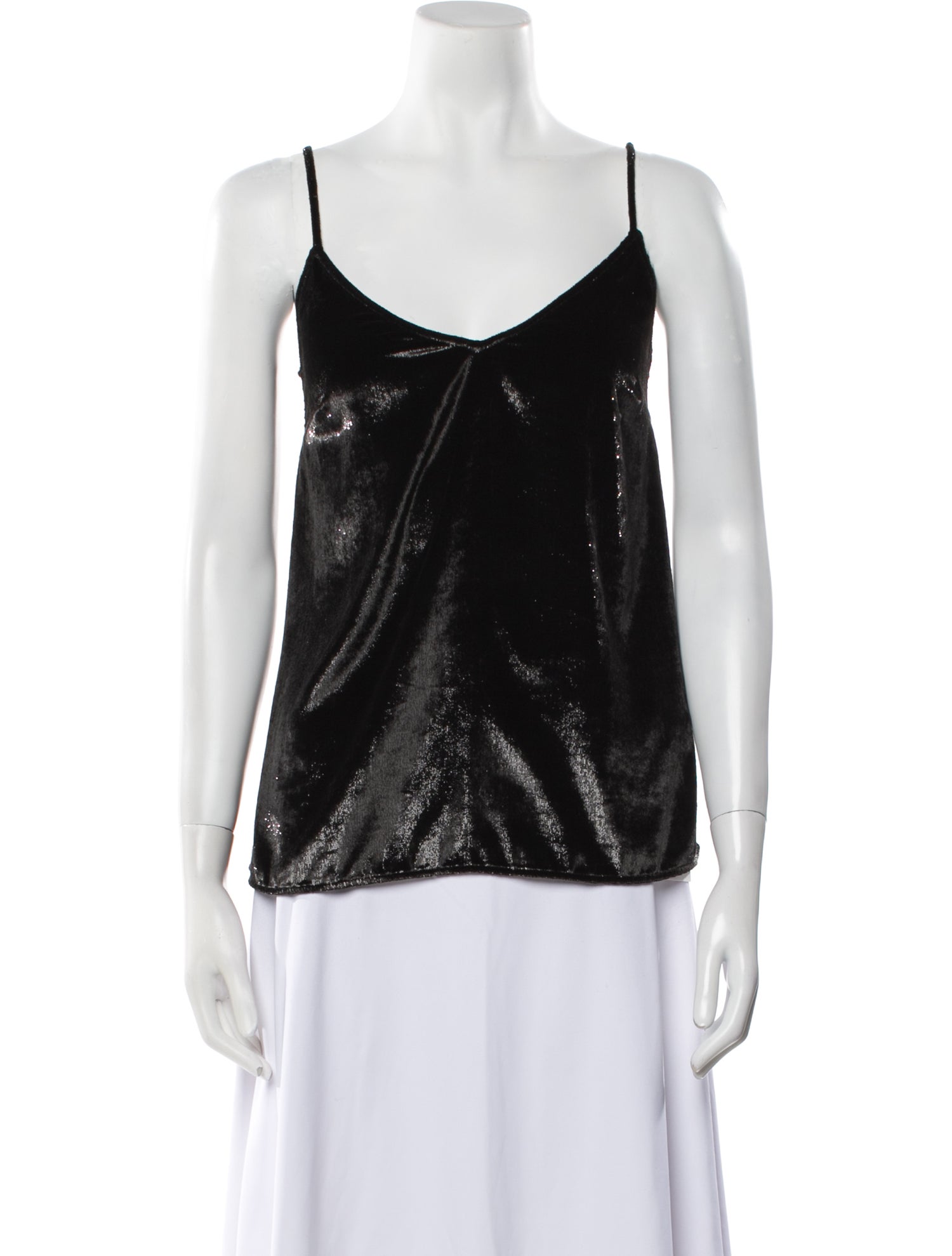 FRAME V-Neck Sleeveless Top