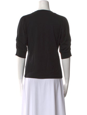 FRAME Crew Neck Three-Quarter Sleeve T-Shirt