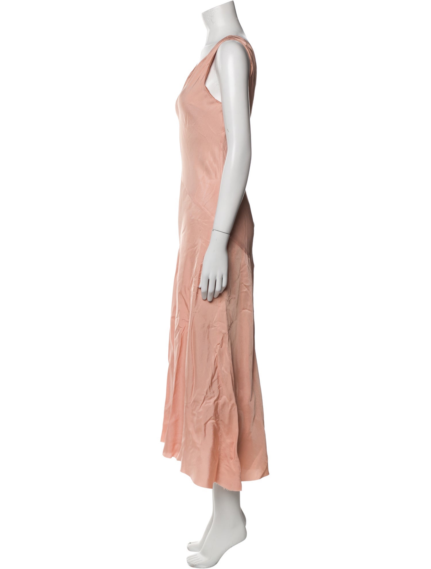 FRAME V-Neck Long Dress