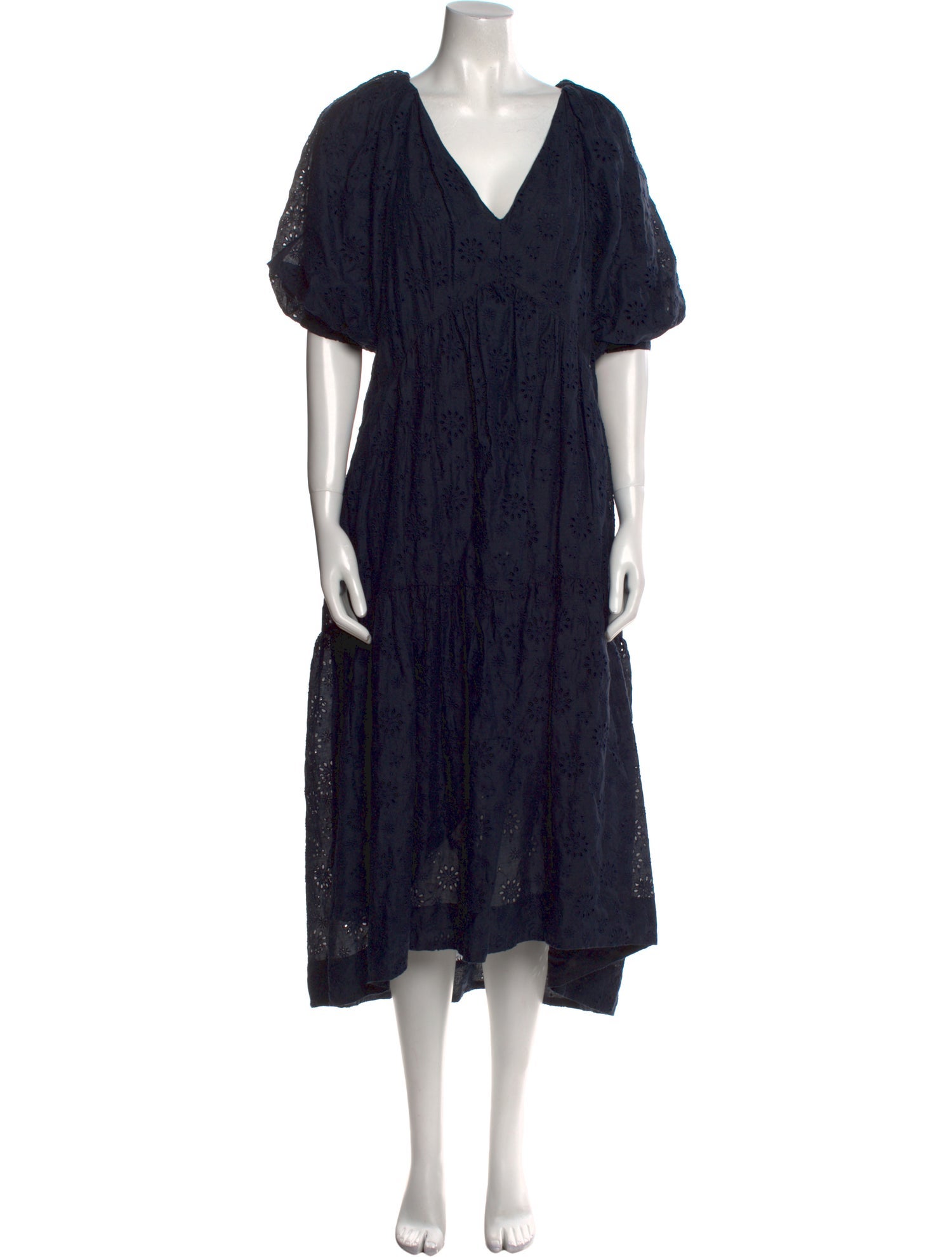 FRAME Floral Print Long Dress