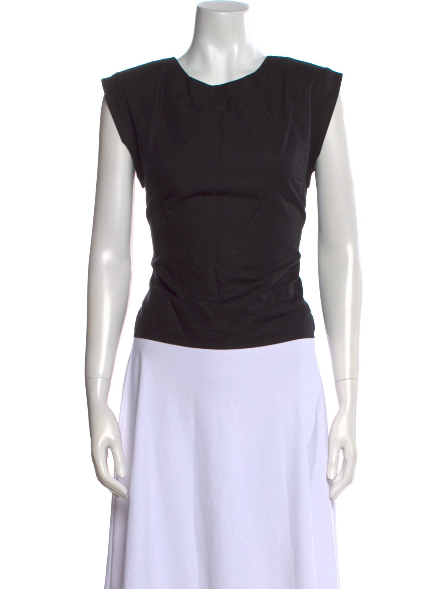 FRAME Crew Neck Sleeveless Top