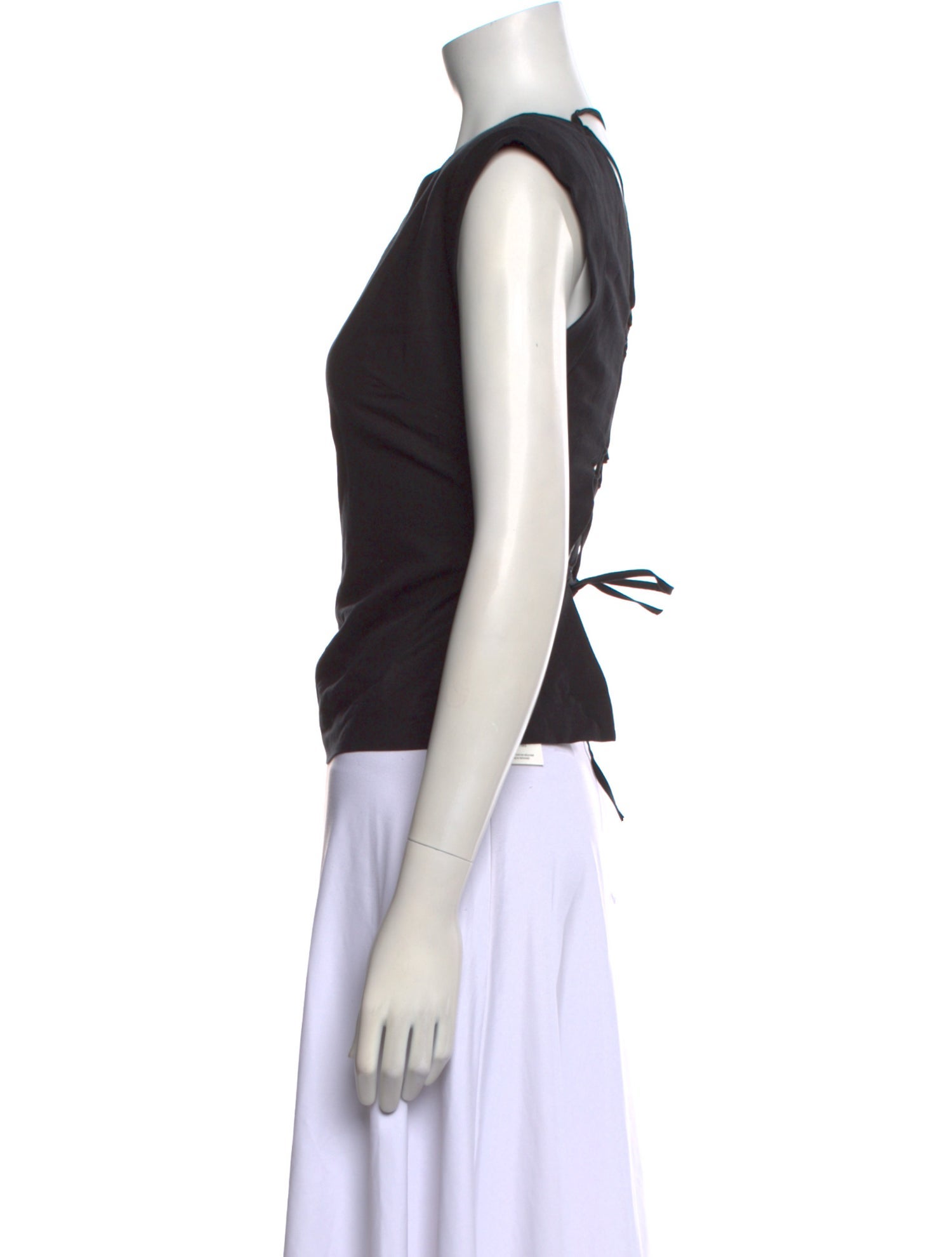 FRAME Crew Neck Sleeveless Top