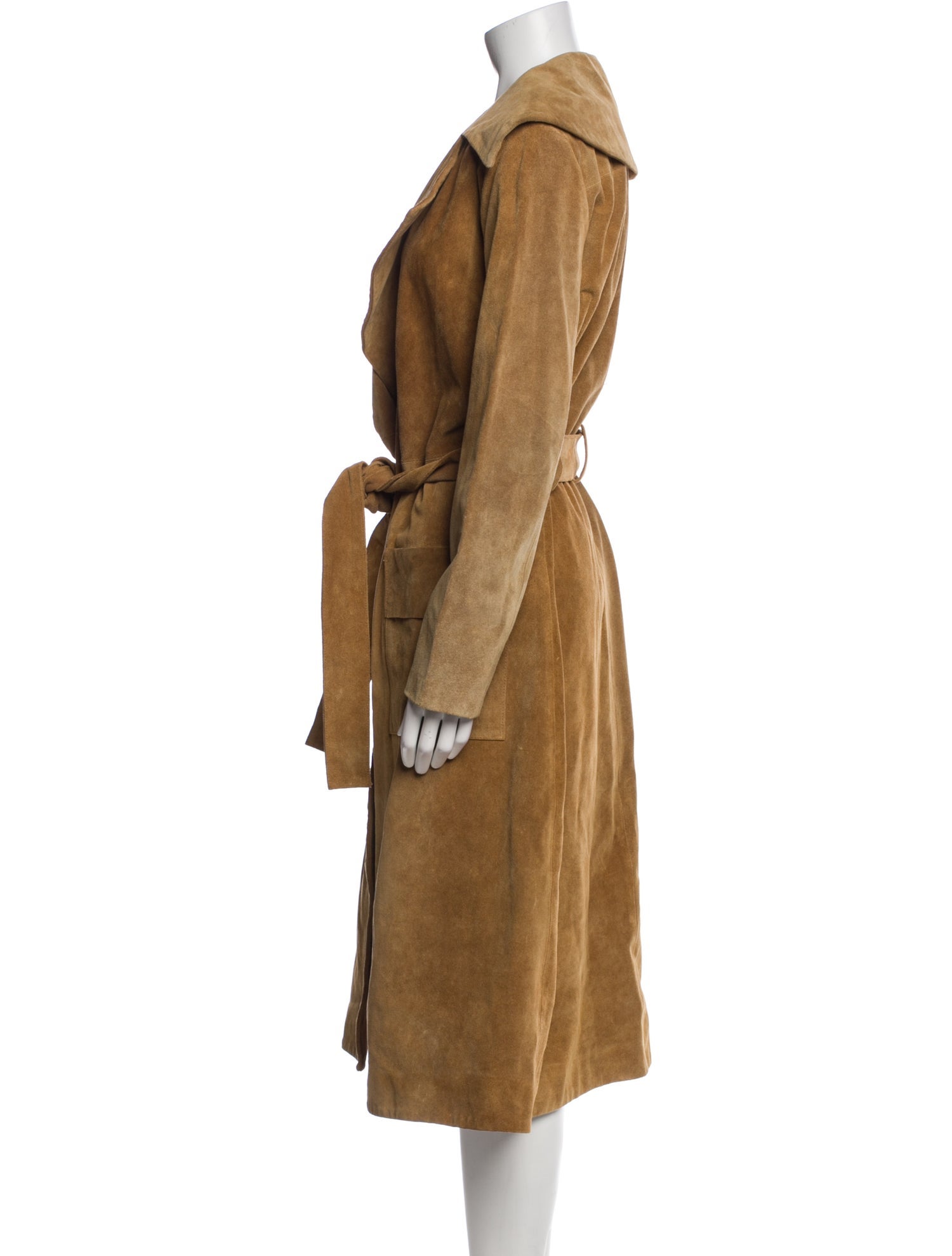 FRAME Leather Trench Coat w/ Tags