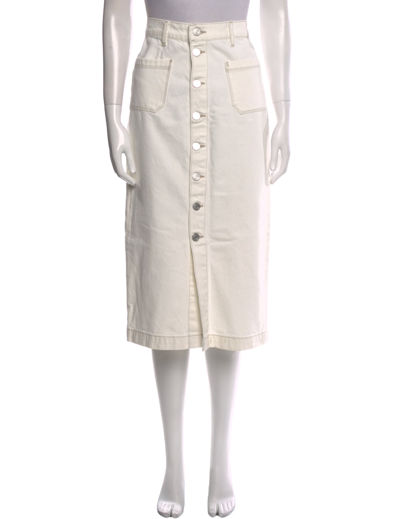 FRAME Midi Length Skirt