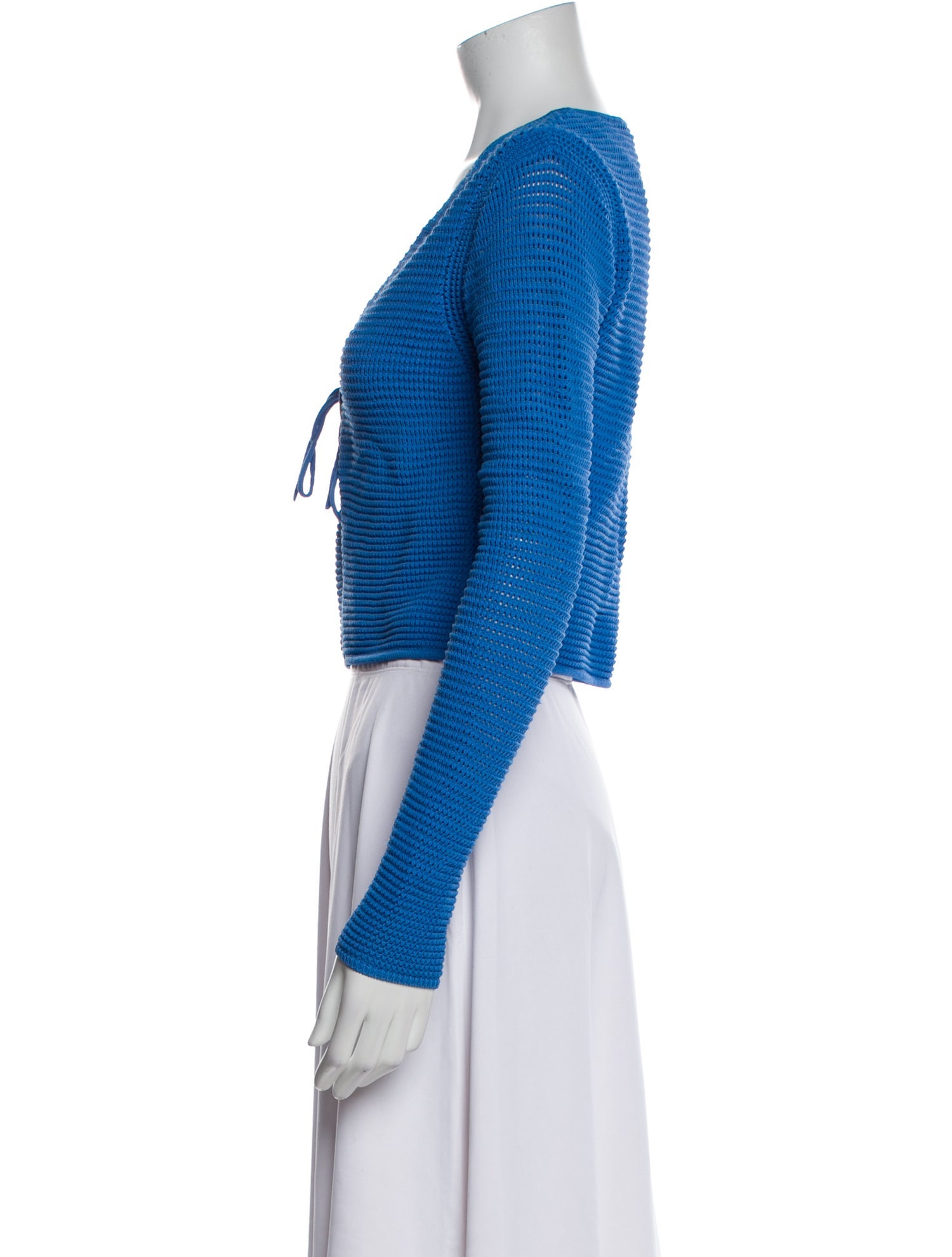 FRAME Colorblock Pattern V-Neck Sweater