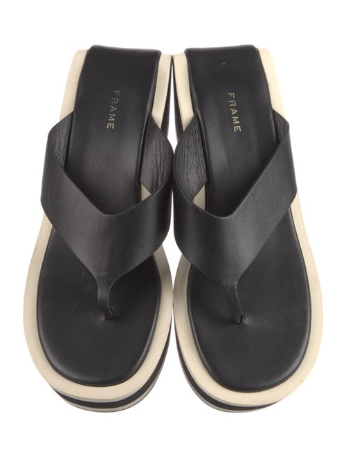 FRAME Leather Printed Slides