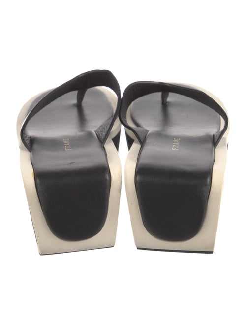 FRAME Leather Printed Slides